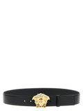 Versace Black Calfskin Regular Belt