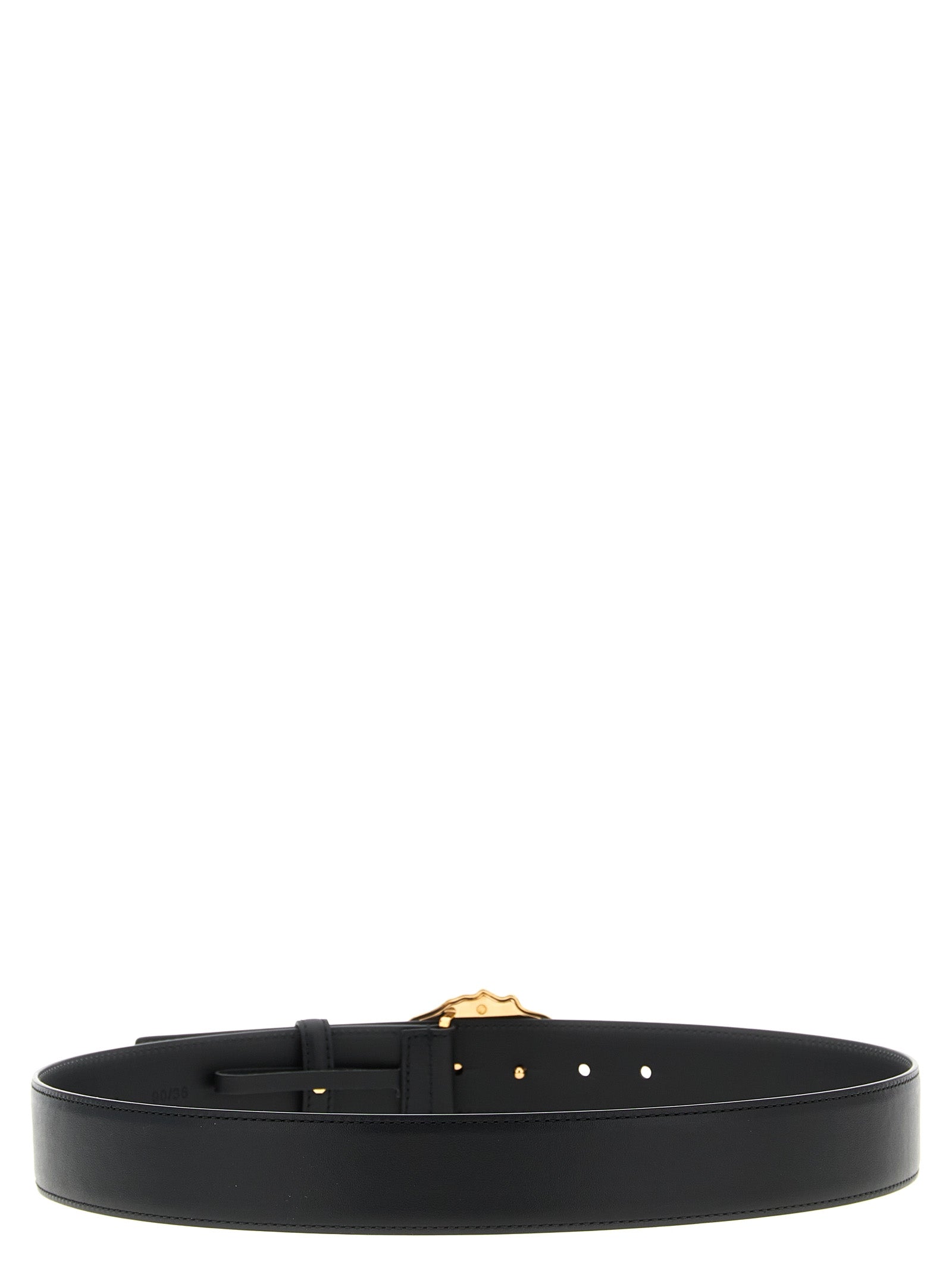 Versace Black Calfskin Regular Belt