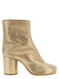 Maison Margiela Gold Cashmere Ankle Boots