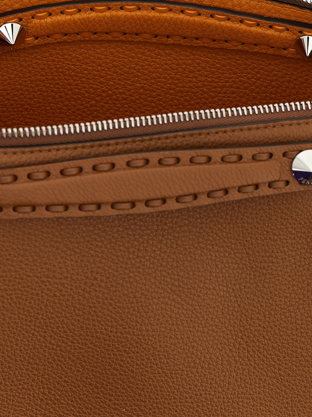Fendi Brown Calfskin Handbag