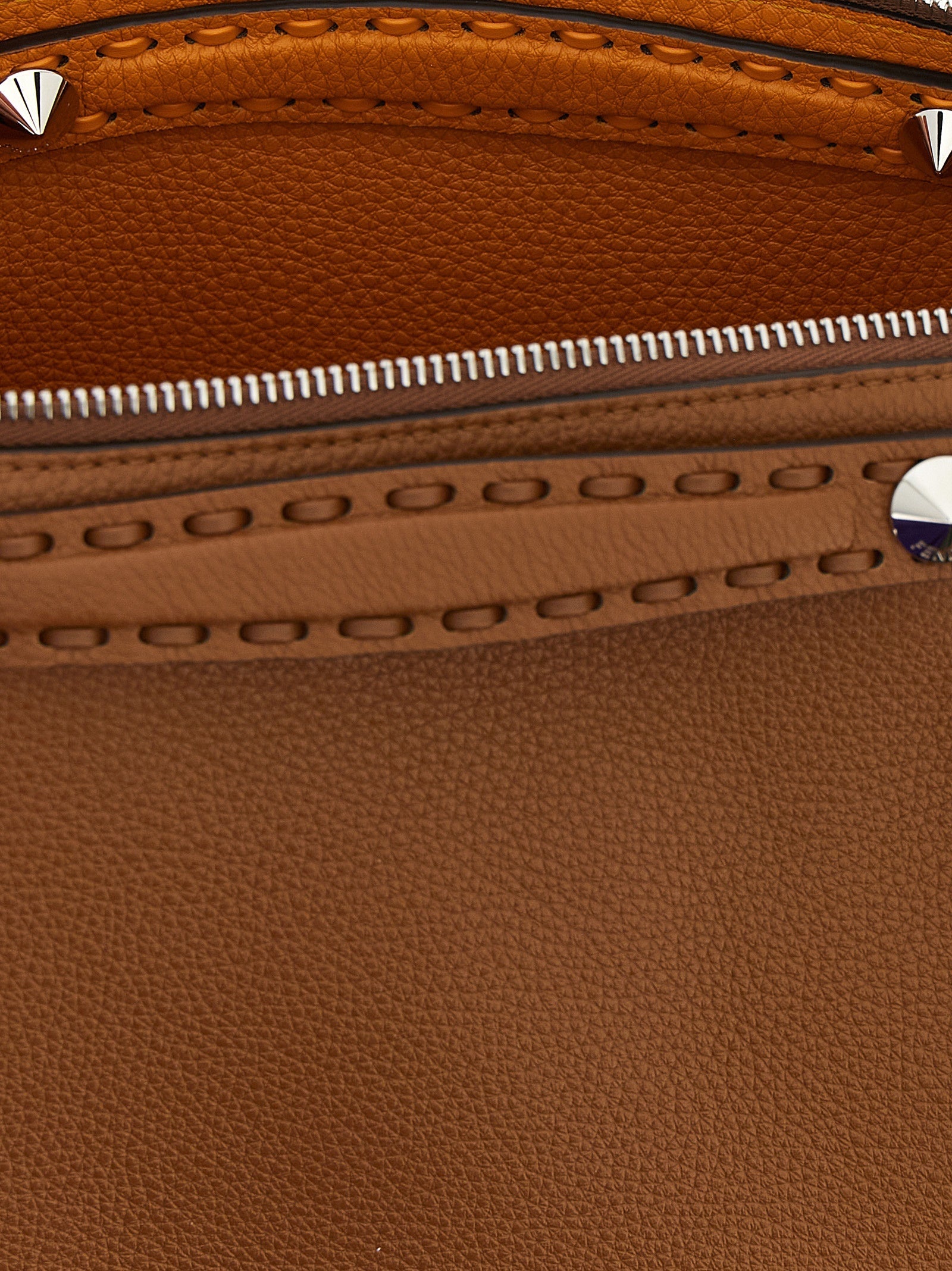 Fendi Brown Calfskin Handbag