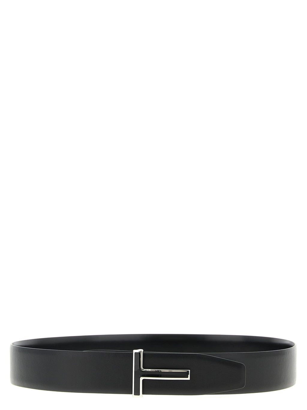 Tom Ford Black Calfskin Regular Belt