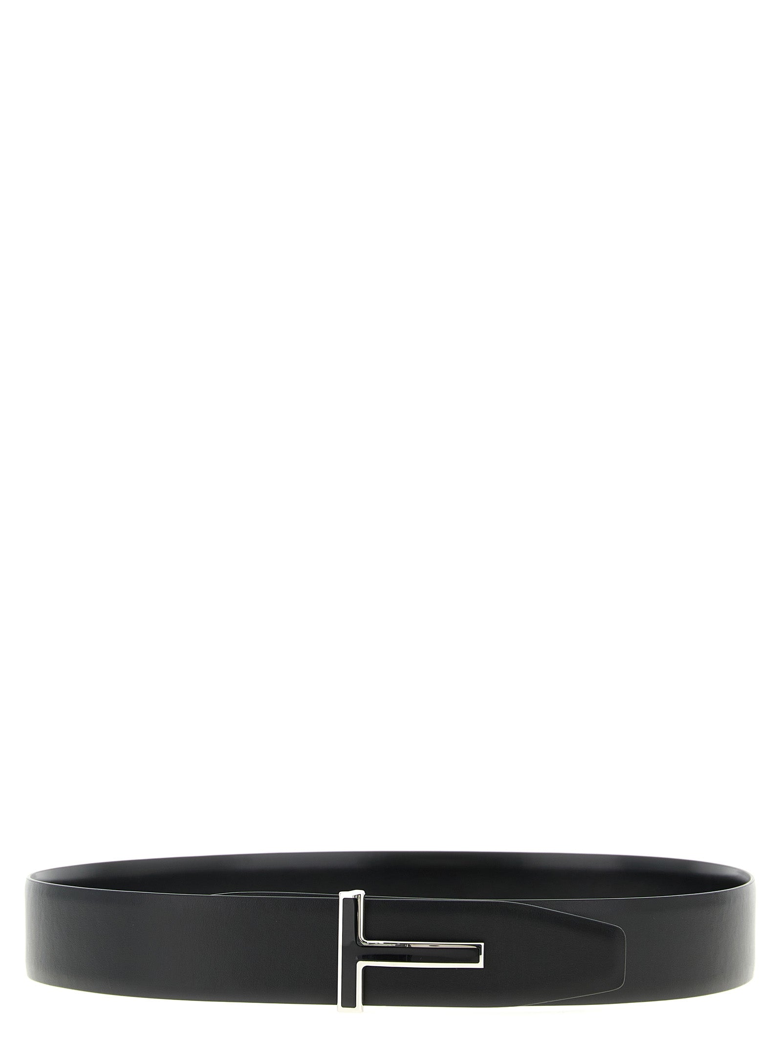 Tom Ford Black Calfskin Regular Belt