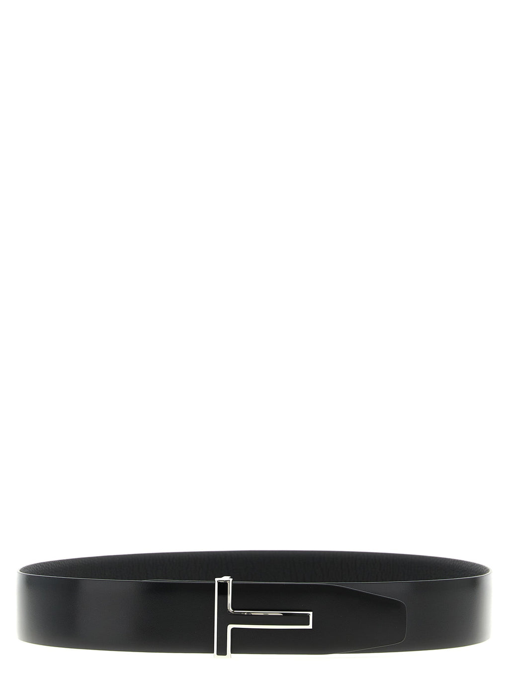 Tom Ford Black Calfskin Regular Belt
