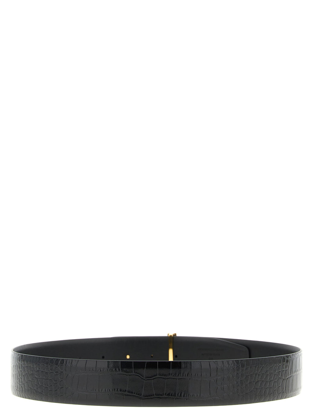Tom Ford Black Calfskin Regular Belt