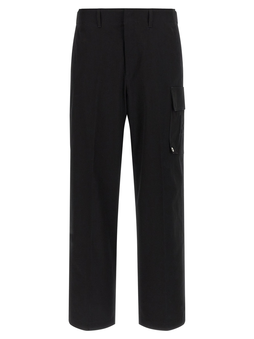 Fendi Black Cotton Cargo Pants