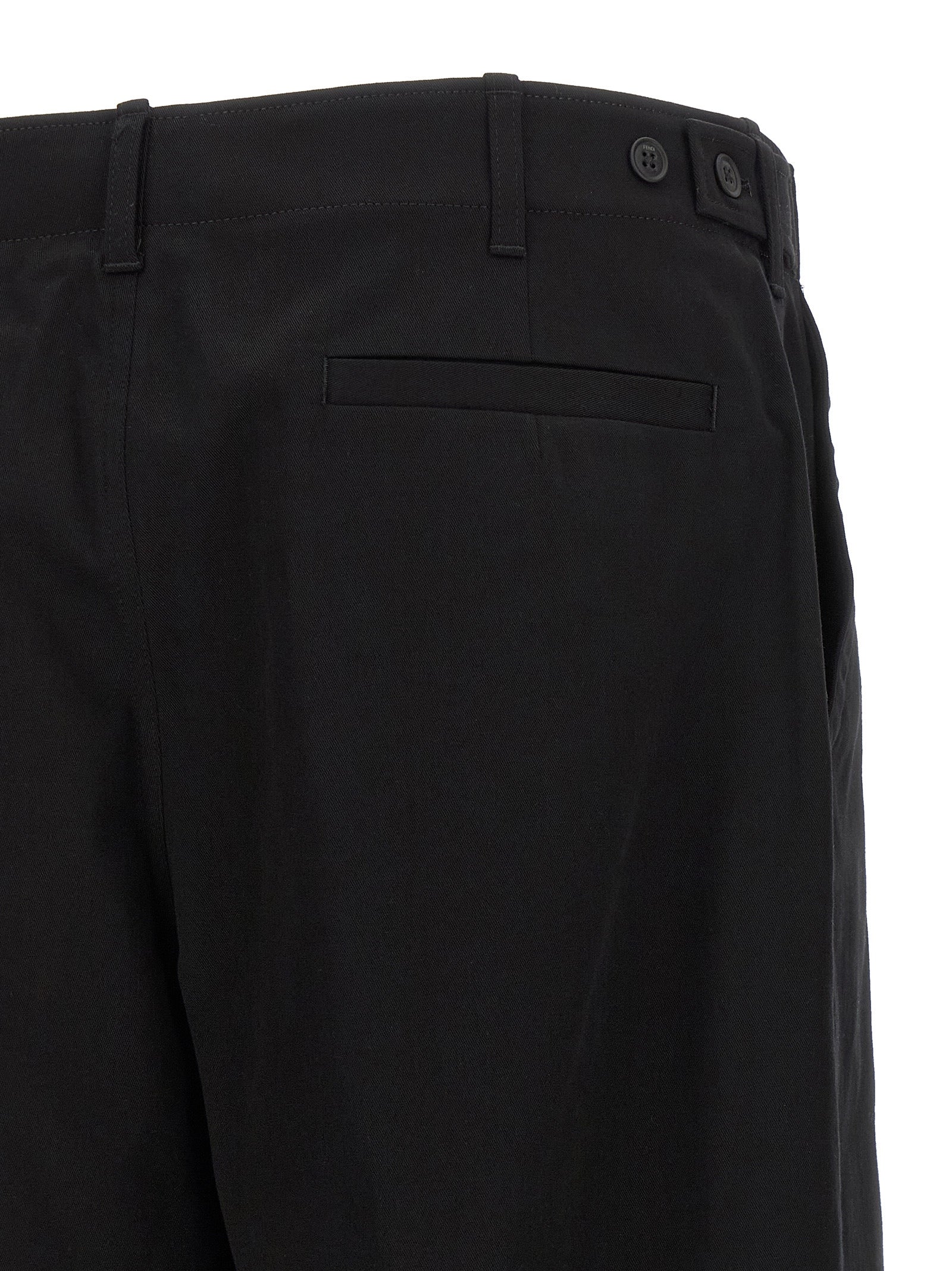 Fendi Black Cotton Cargo Pants