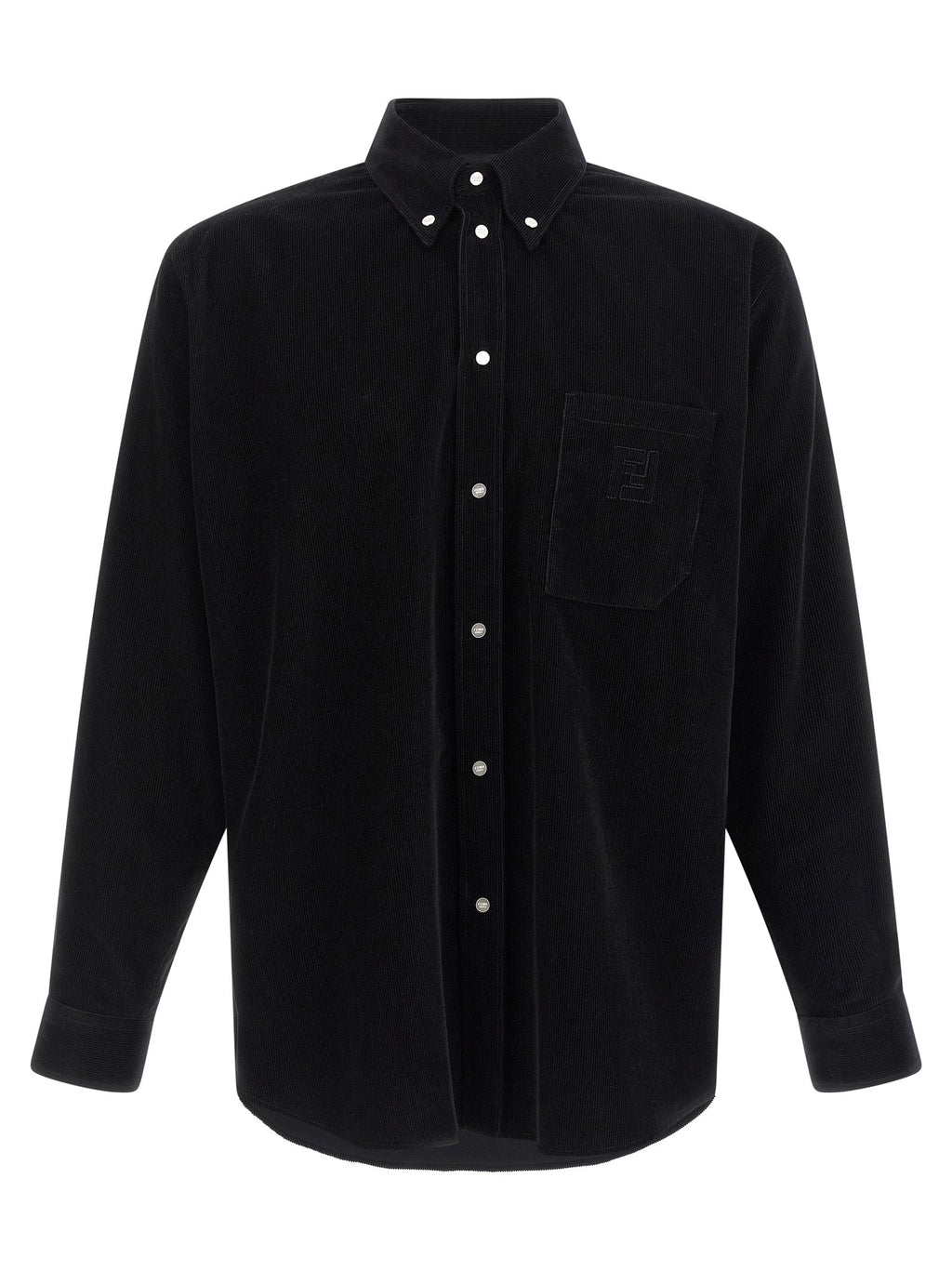 Fendi Black Cotton Blouse