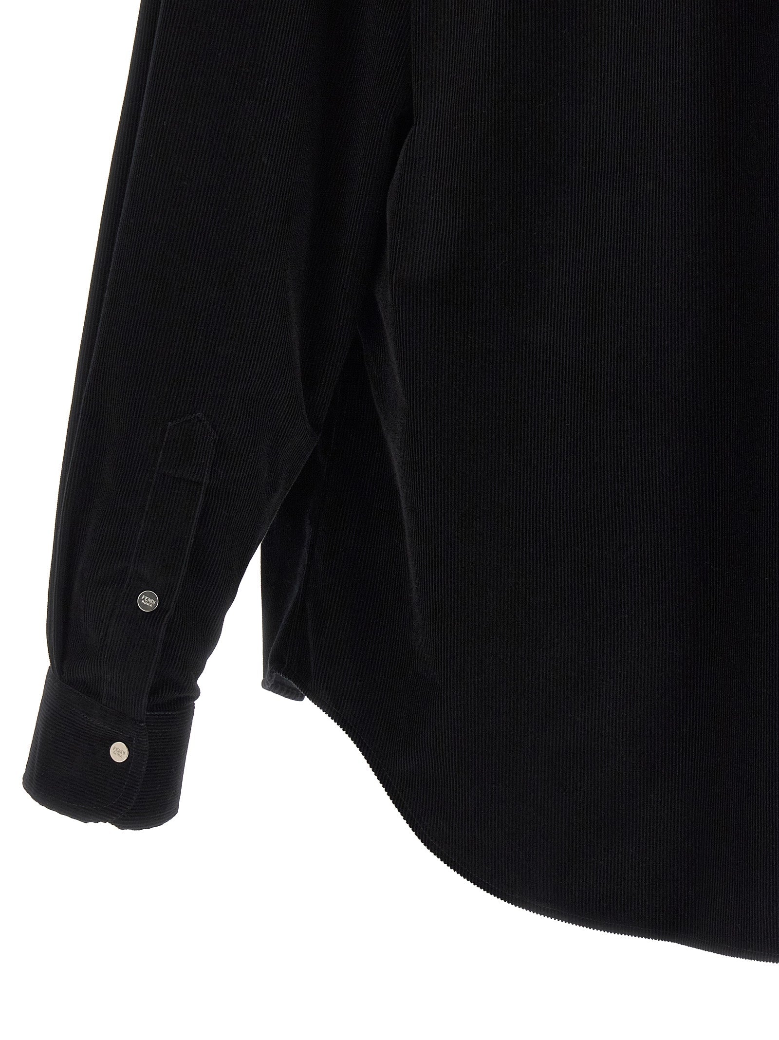 Fendi Black Cotton Blouse