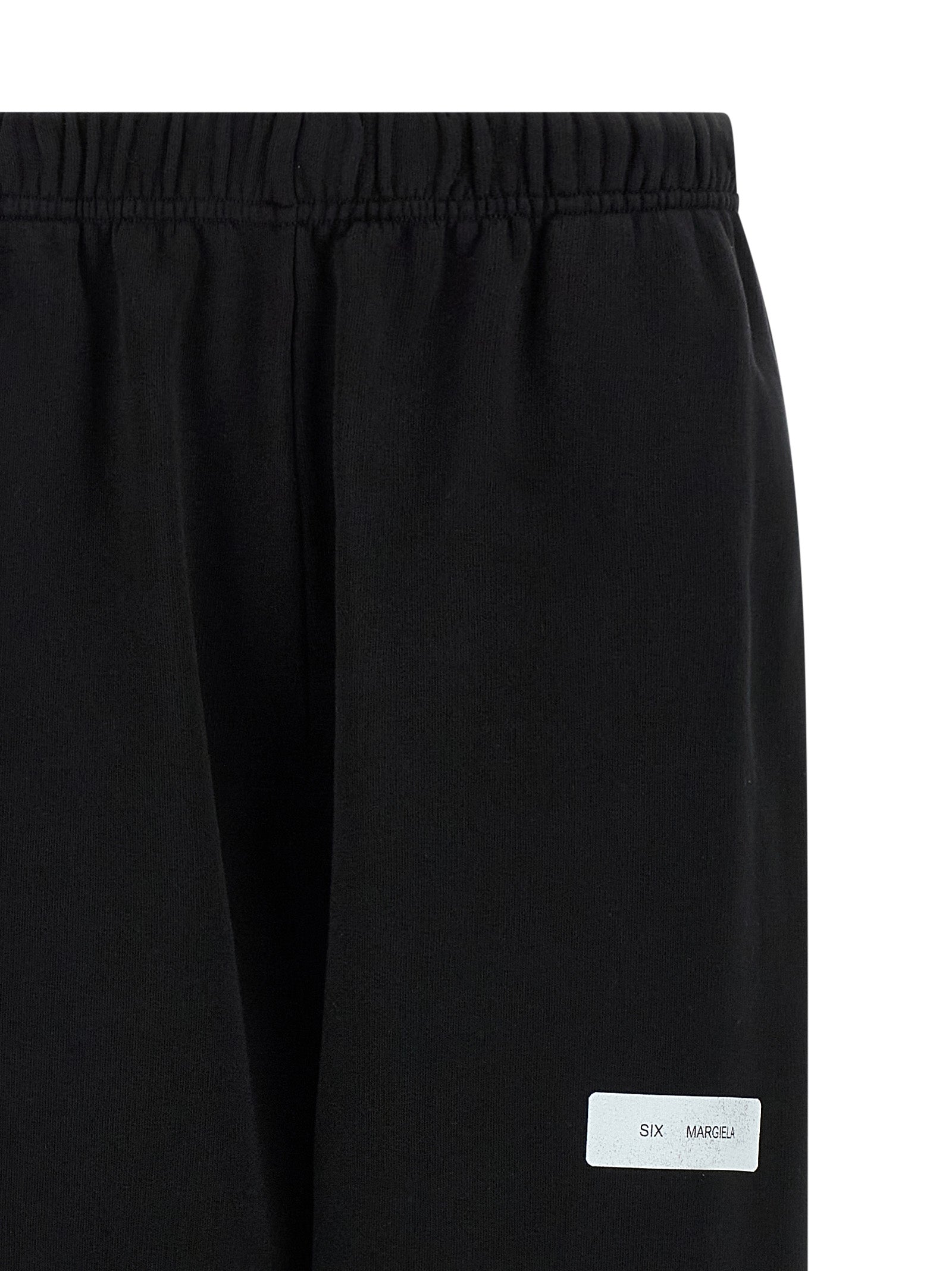 MM6 Maison Margiela Black Cotton Joggers (Workout Pants)
