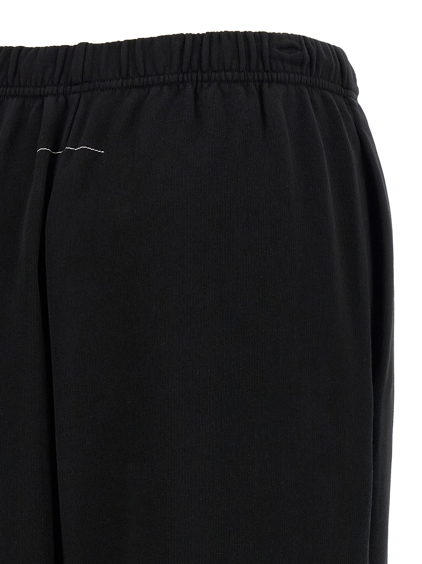MM6 Maison Margiela Black Cotton Joggers (Workout Pants)
