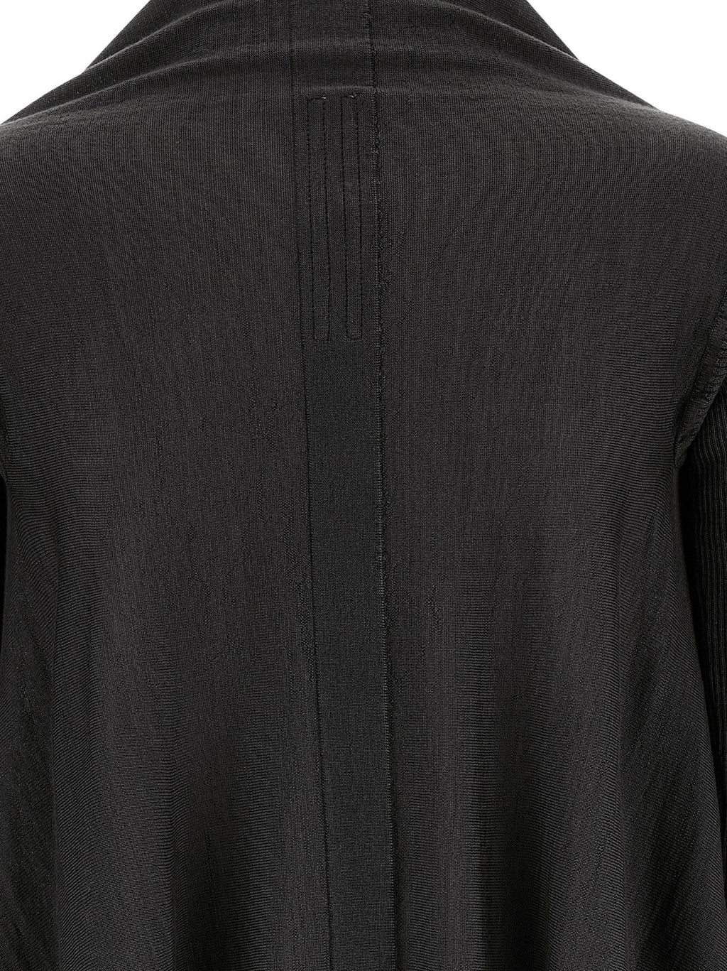 Rick Owens Black Wool Cardigan