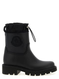 Moncler Black Pvc Ankle Boots