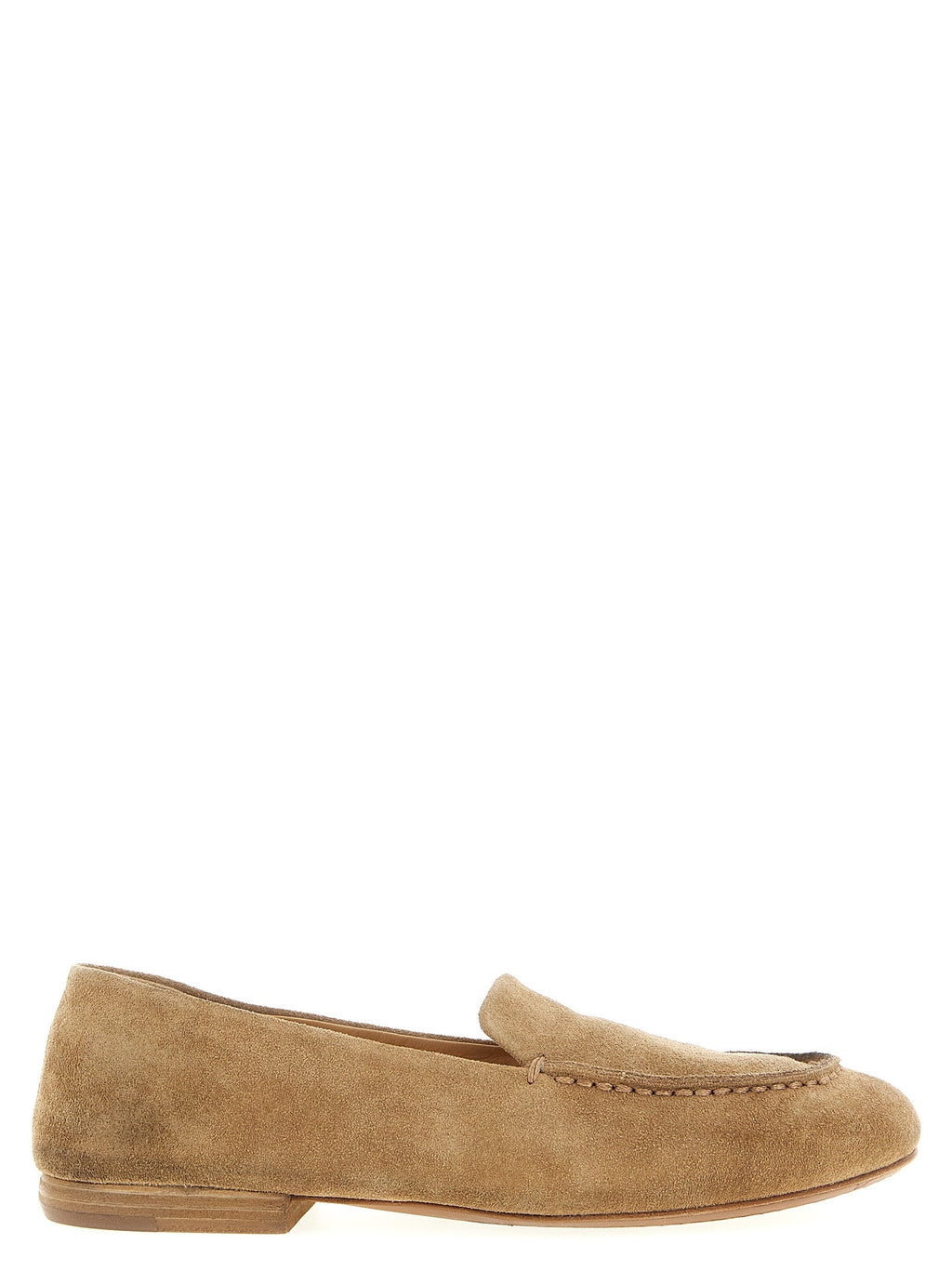 Marsell Beige Calfskin Slip-On Loafers