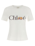 Chloé White Cotton T-Shirt