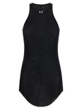 Rick Owens Black Viscose Tank Tops