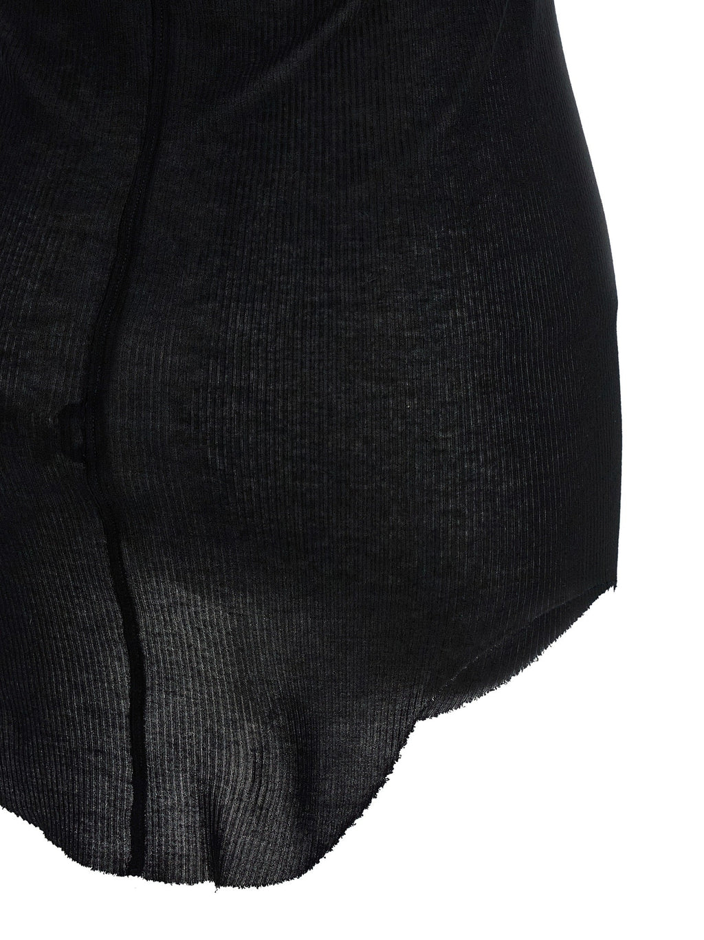 Rick Owens Black Viscose Tank Tops