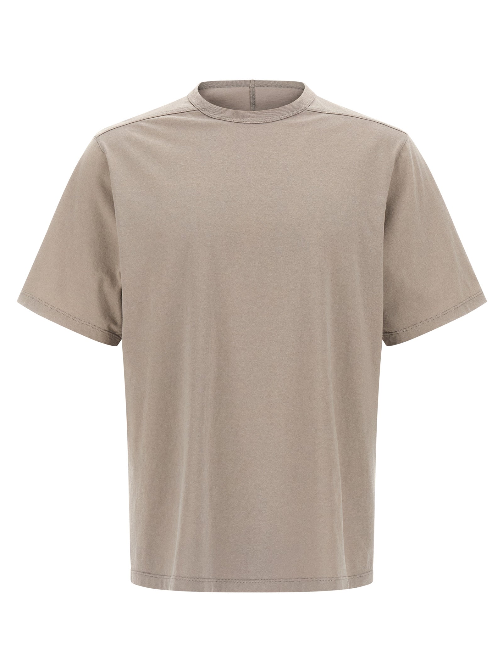 Rick Owens Beige Cotton T-Shirt