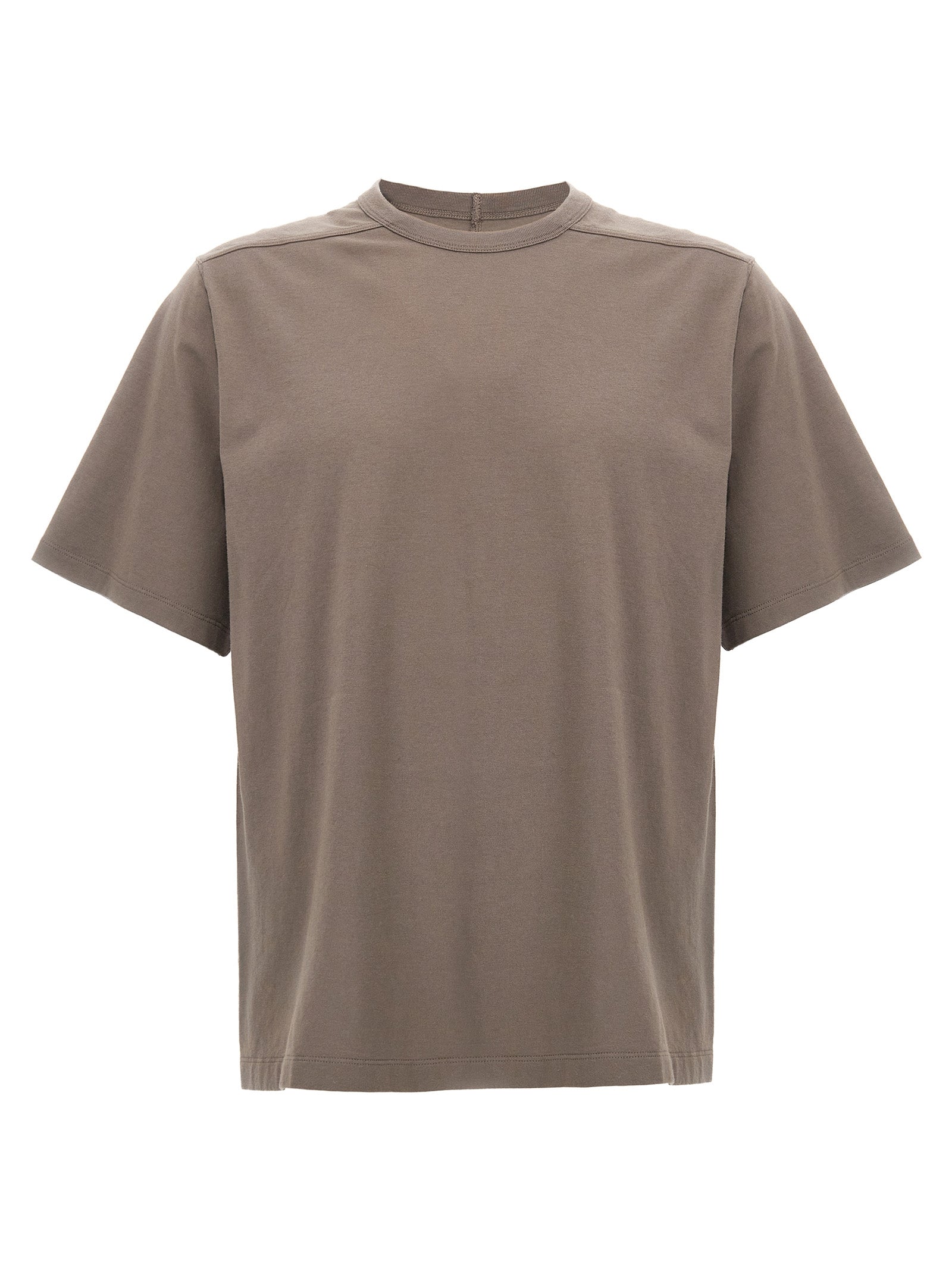Rick Owens Gray Cotton T-Shirt
