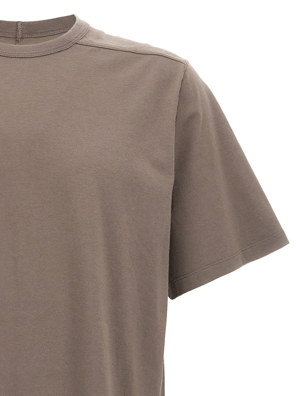 Rick Owens Gray Cotton T-Shirt