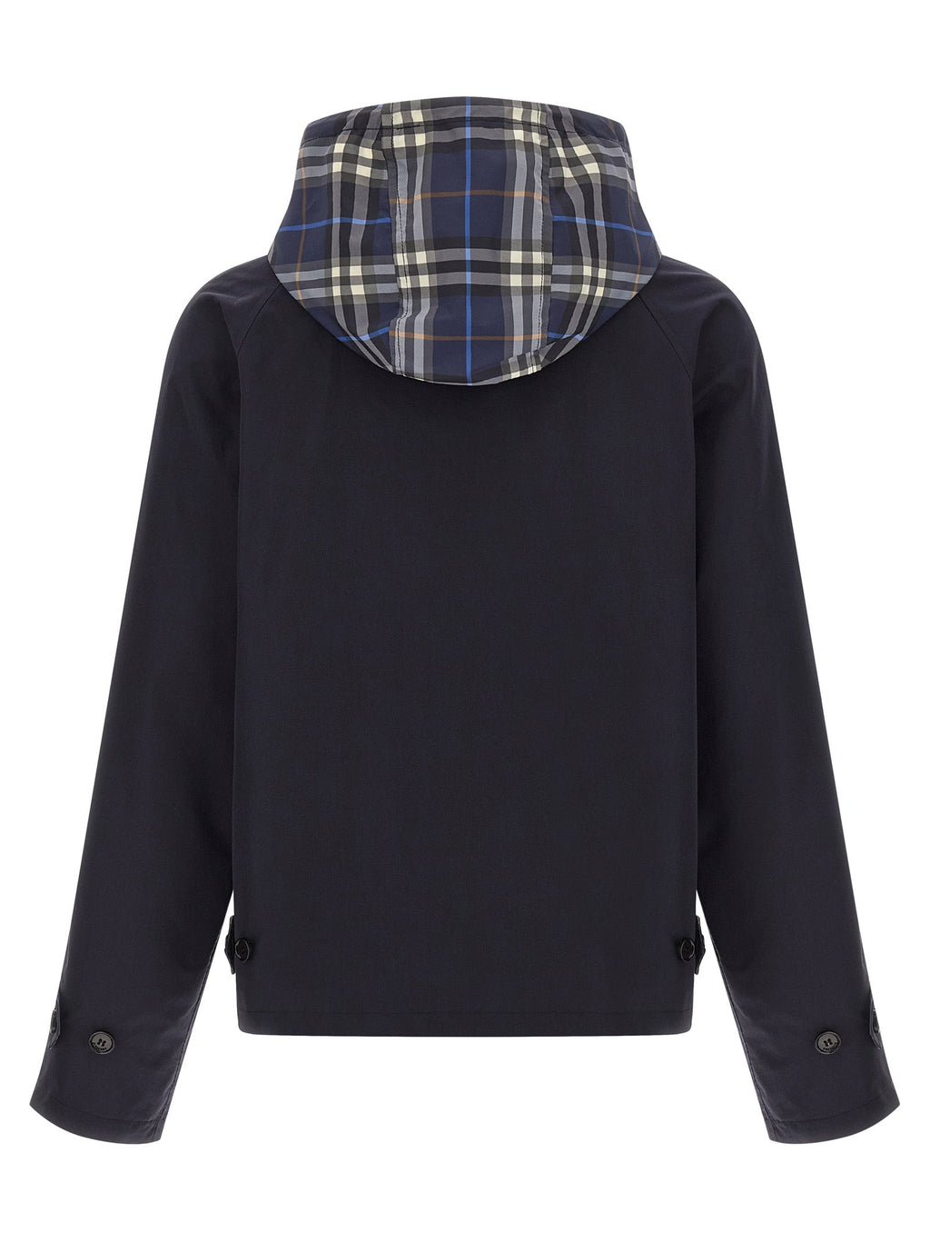 Burberry Blue Cotton Full-Length Jacket