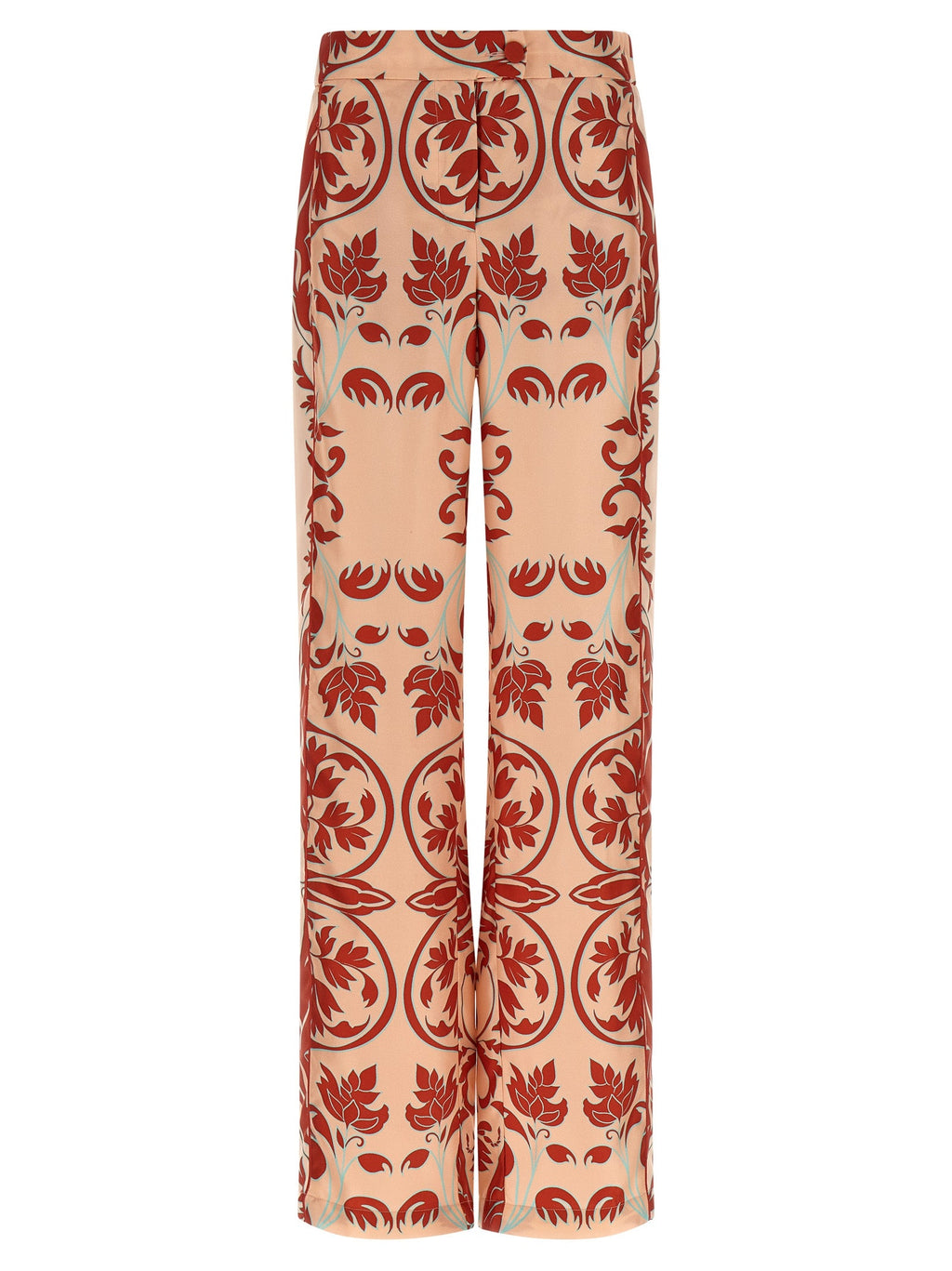 F.R.S. - FOR RESTLESS SLEEPERS Multicolor Silk Casual Pants