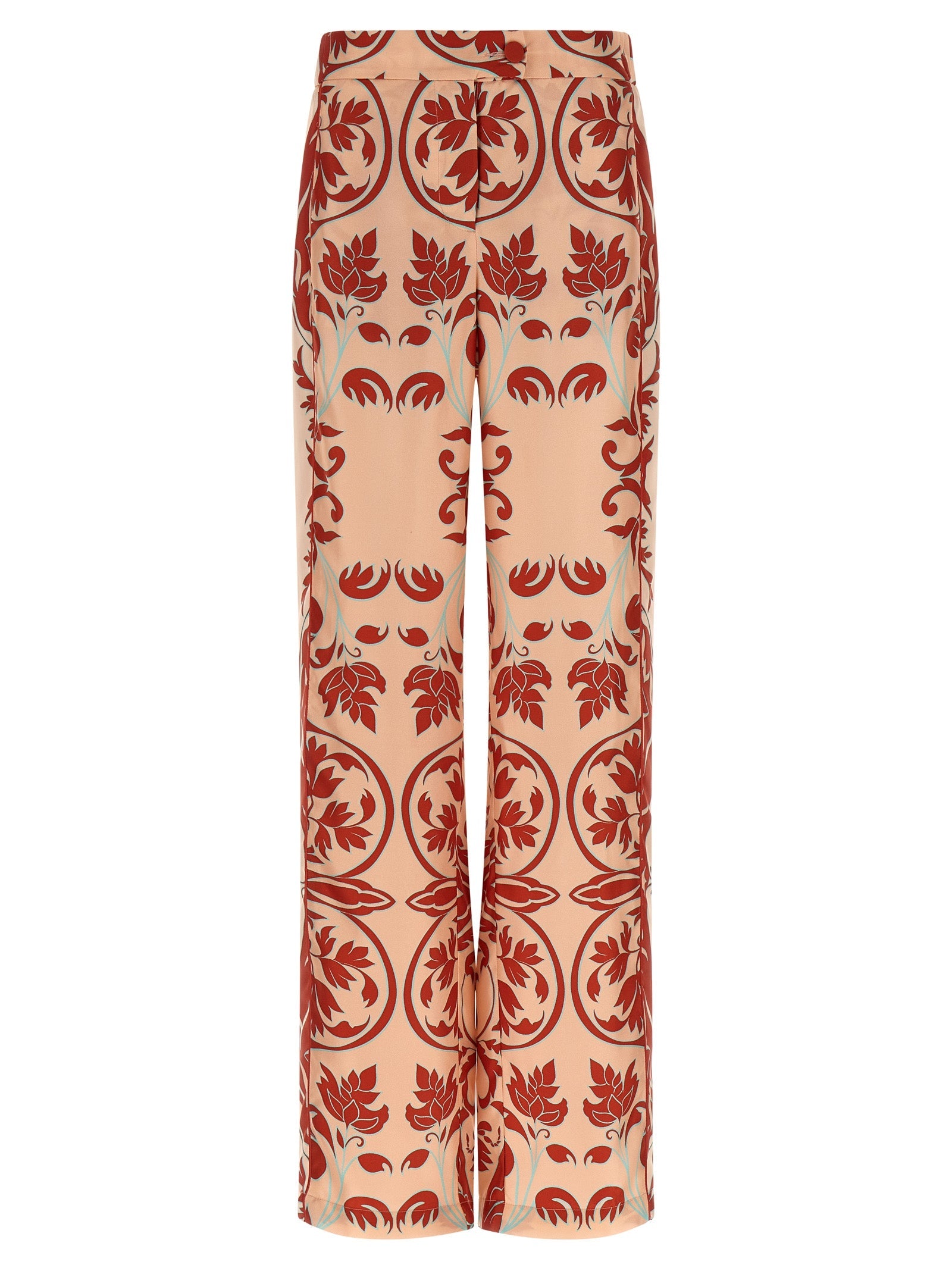 F.R.S. - FOR RESTLESS SLEEPERS Multicolor Silk Casual Pants