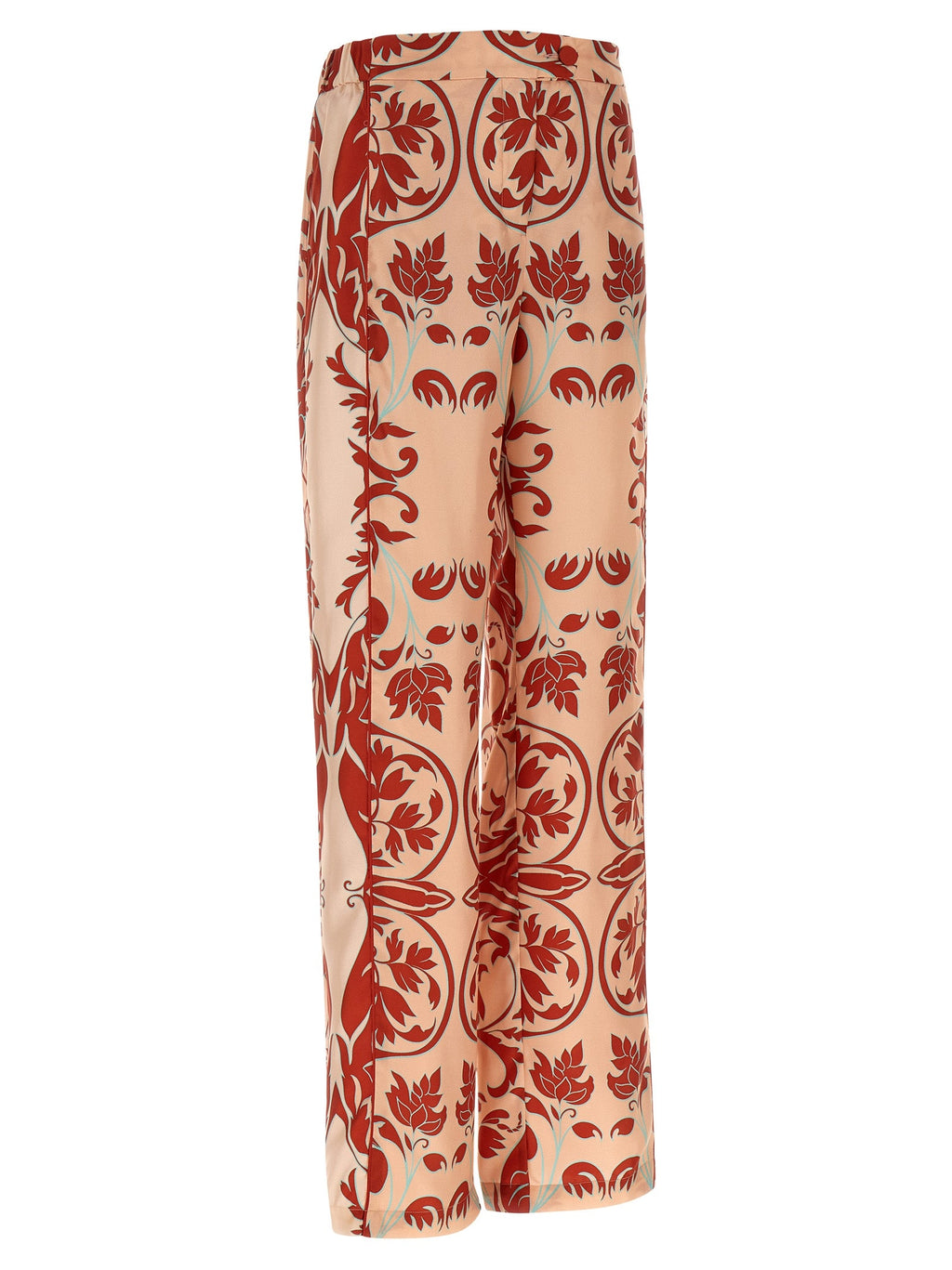 F.R.S. - FOR RESTLESS SLEEPERS Multicolor Silk Casual Pants