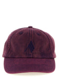 The Attico Purple Cotton Cap (Baseball Hat)