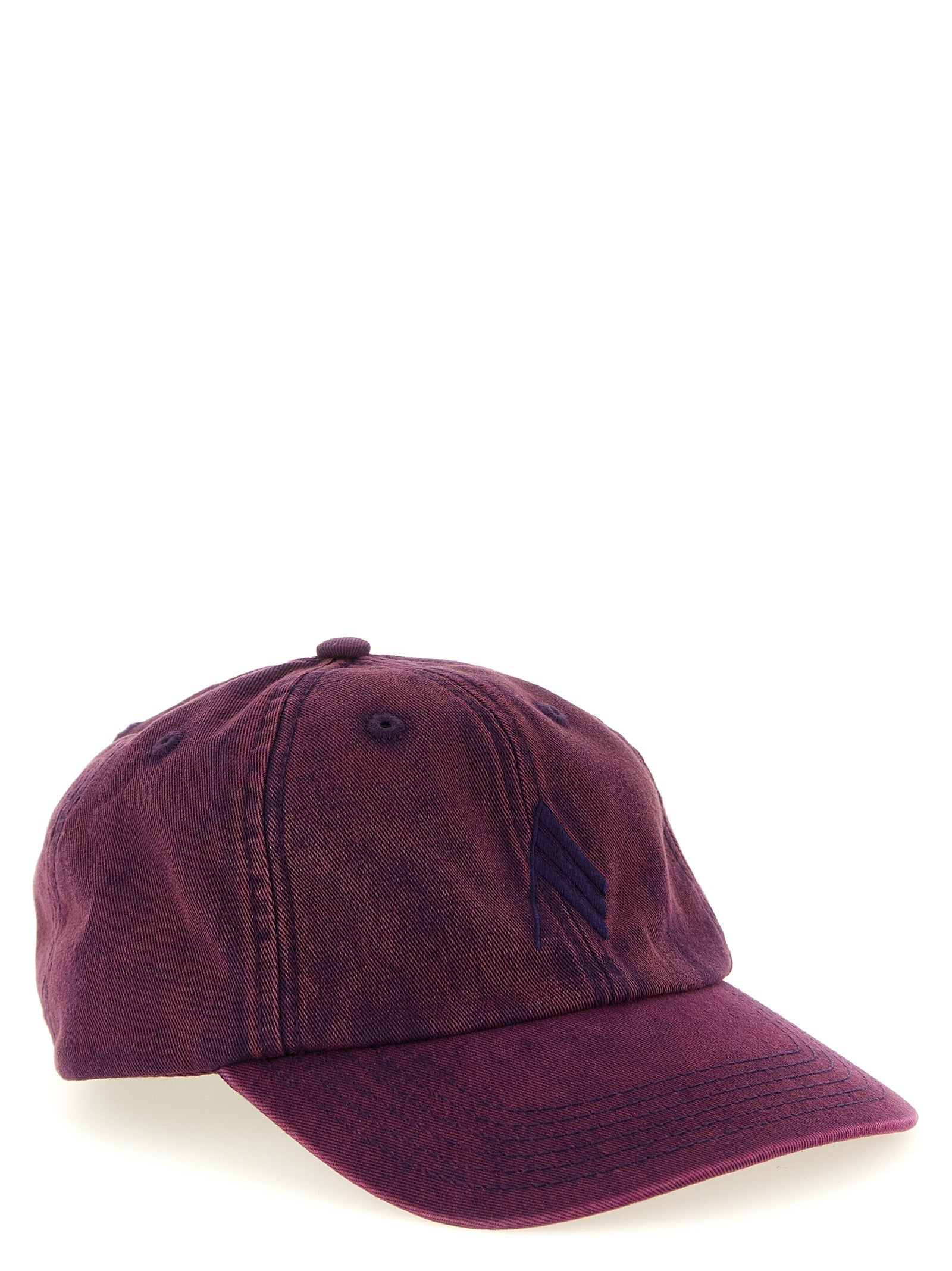 The Attico Purple Cotton Cap (Baseball Hat)