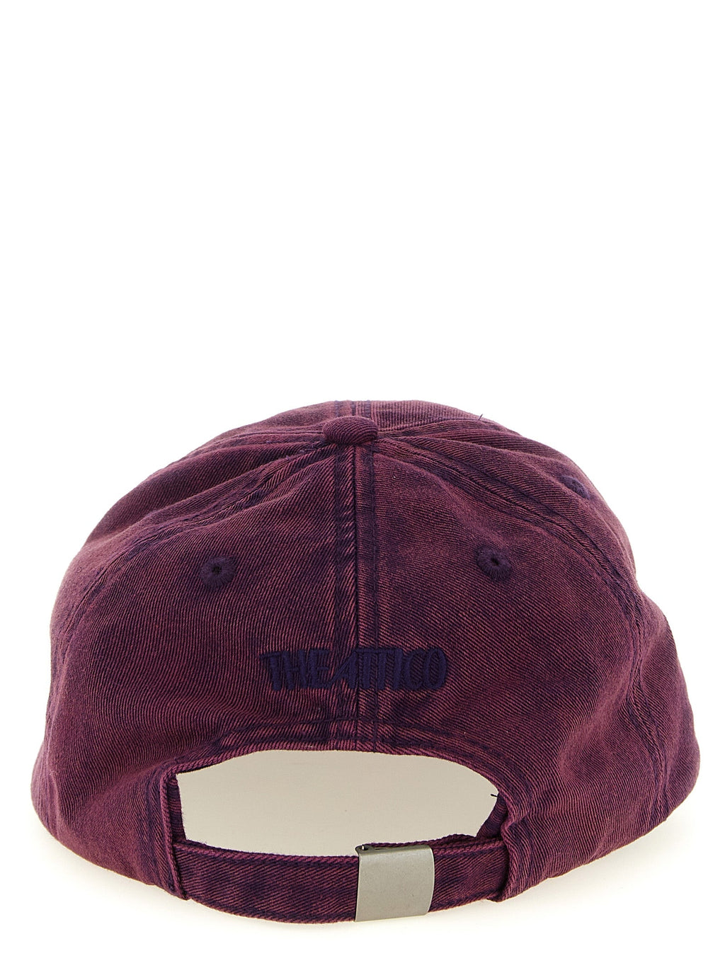 The Attico Purple Cotton Cap (Baseball Hat)