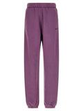 The Attico Purple Cotton Joggers (Workout Pants)