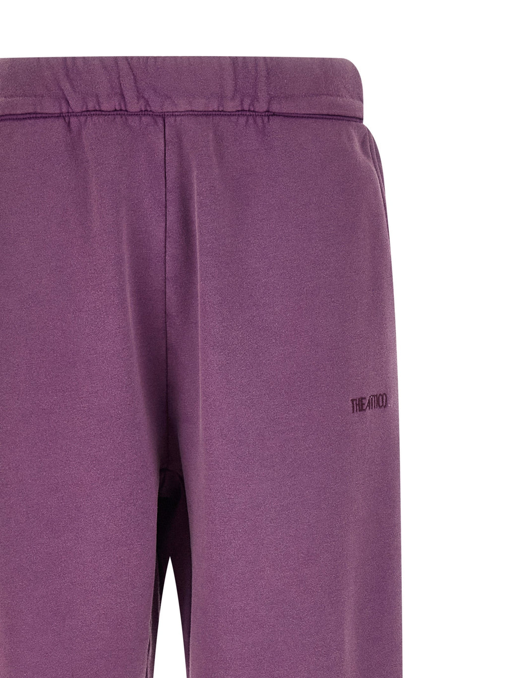 The Attico Purple Cotton Joggers (Workout Pants)