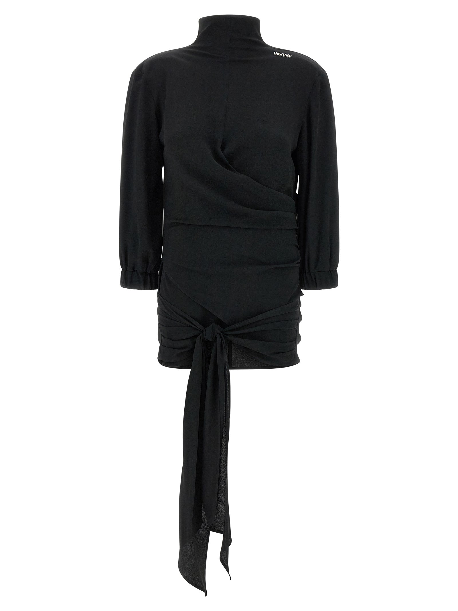 The Attico Black Acetate Tank Tops