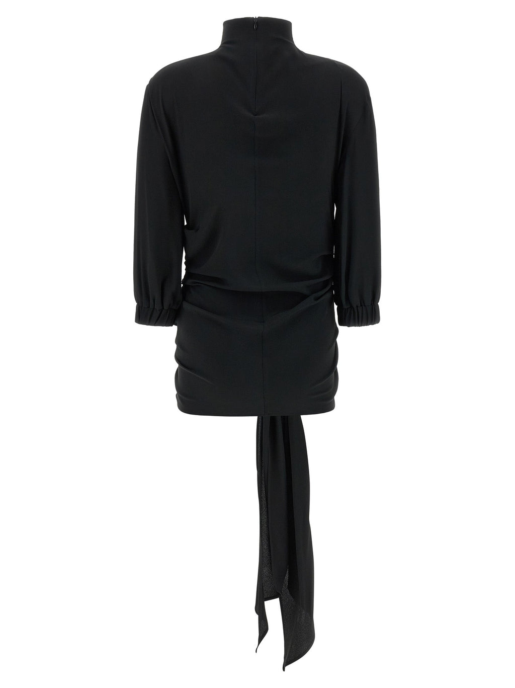 The Attico Black Acetate Tank Tops