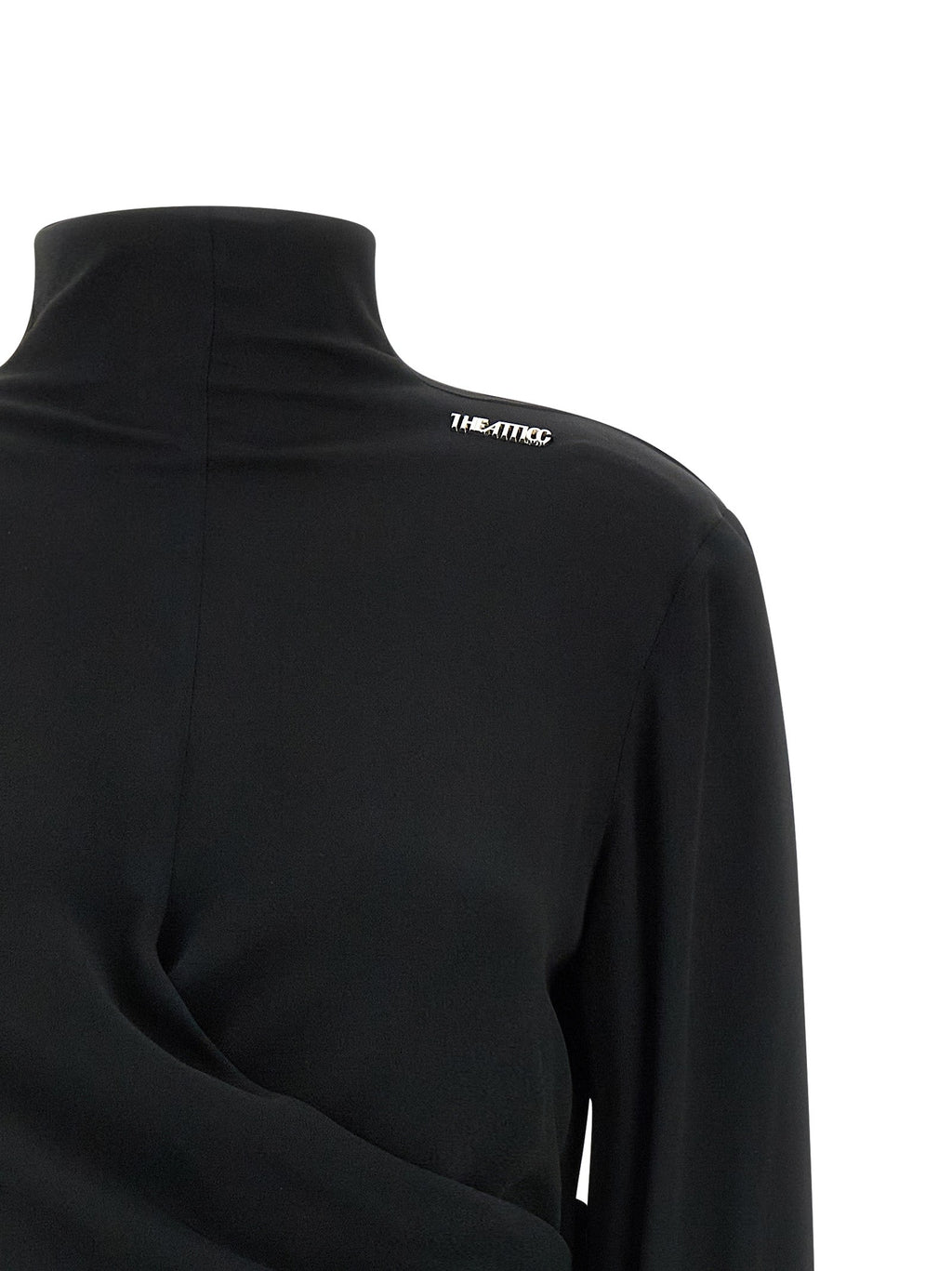 The Attico Black Acetate Tank Tops