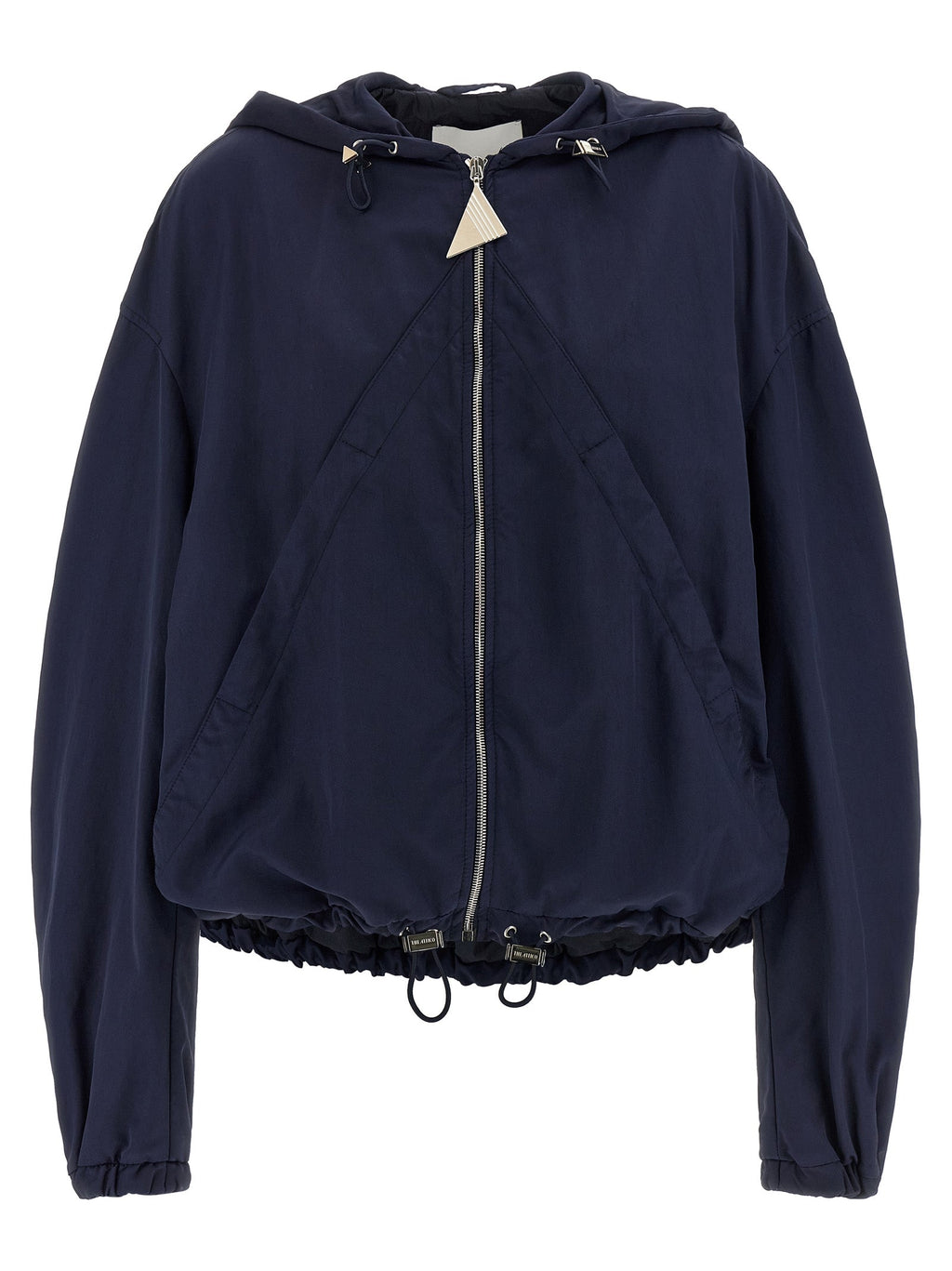 The Attico Blue Polyamide Bomber