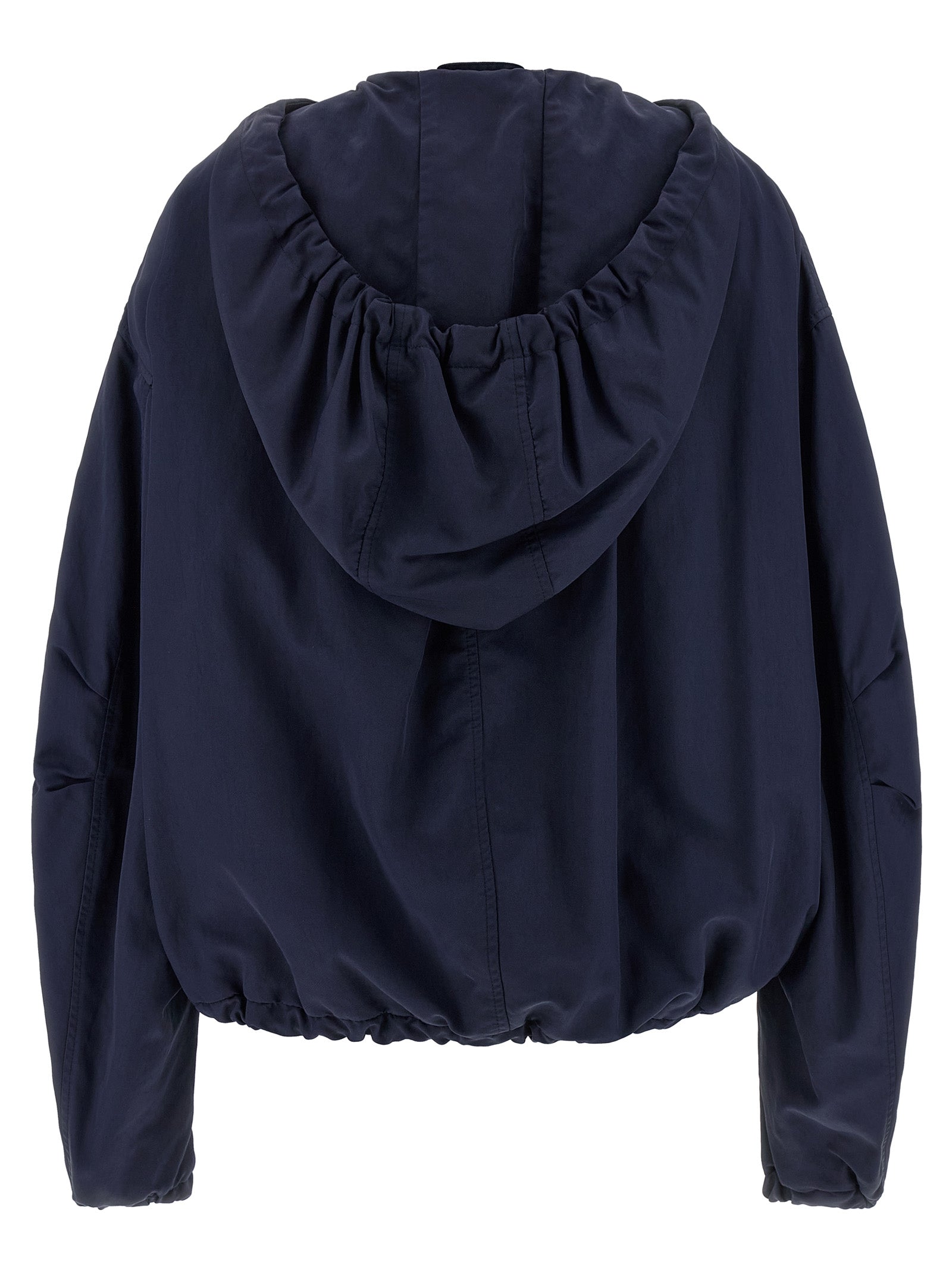 The Attico Blue Polyamide Bomber
