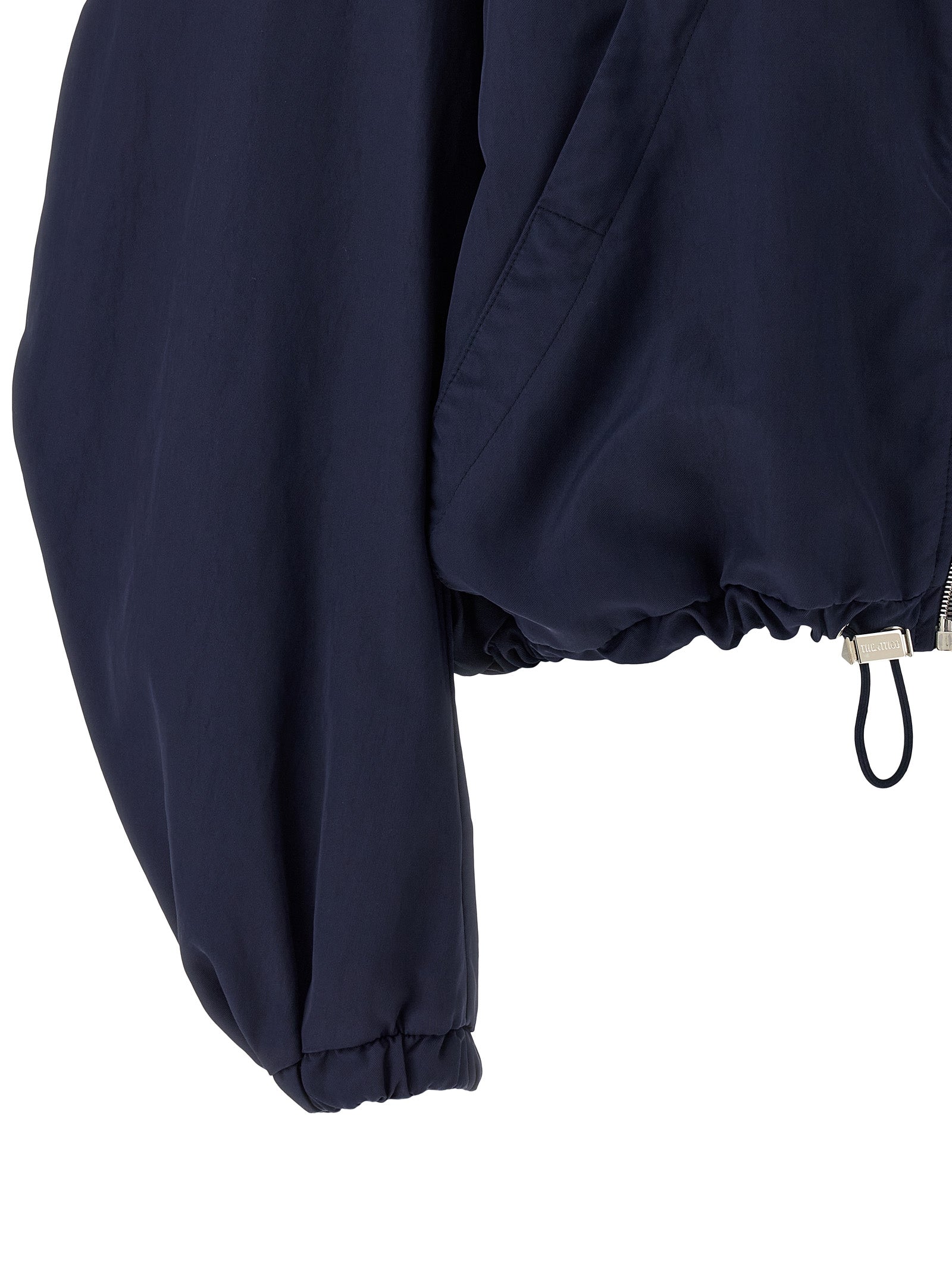 The Attico Blue Polyamide Bomber
