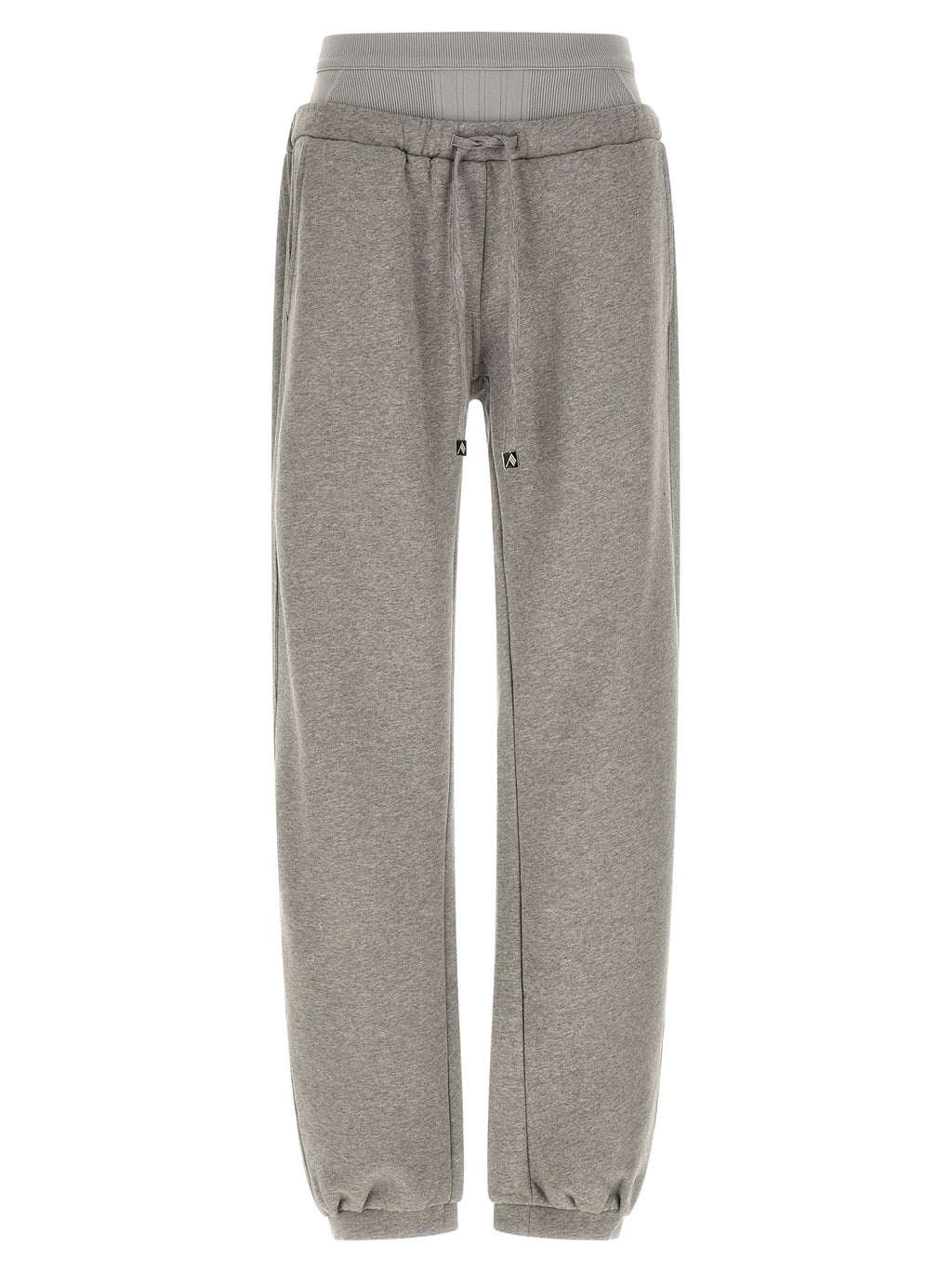 The Attico Gray Cotton Joggers (Workout Pants)