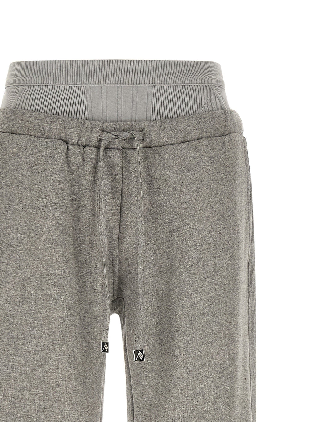 The Attico Gray Cotton Joggers (Workout Pants)