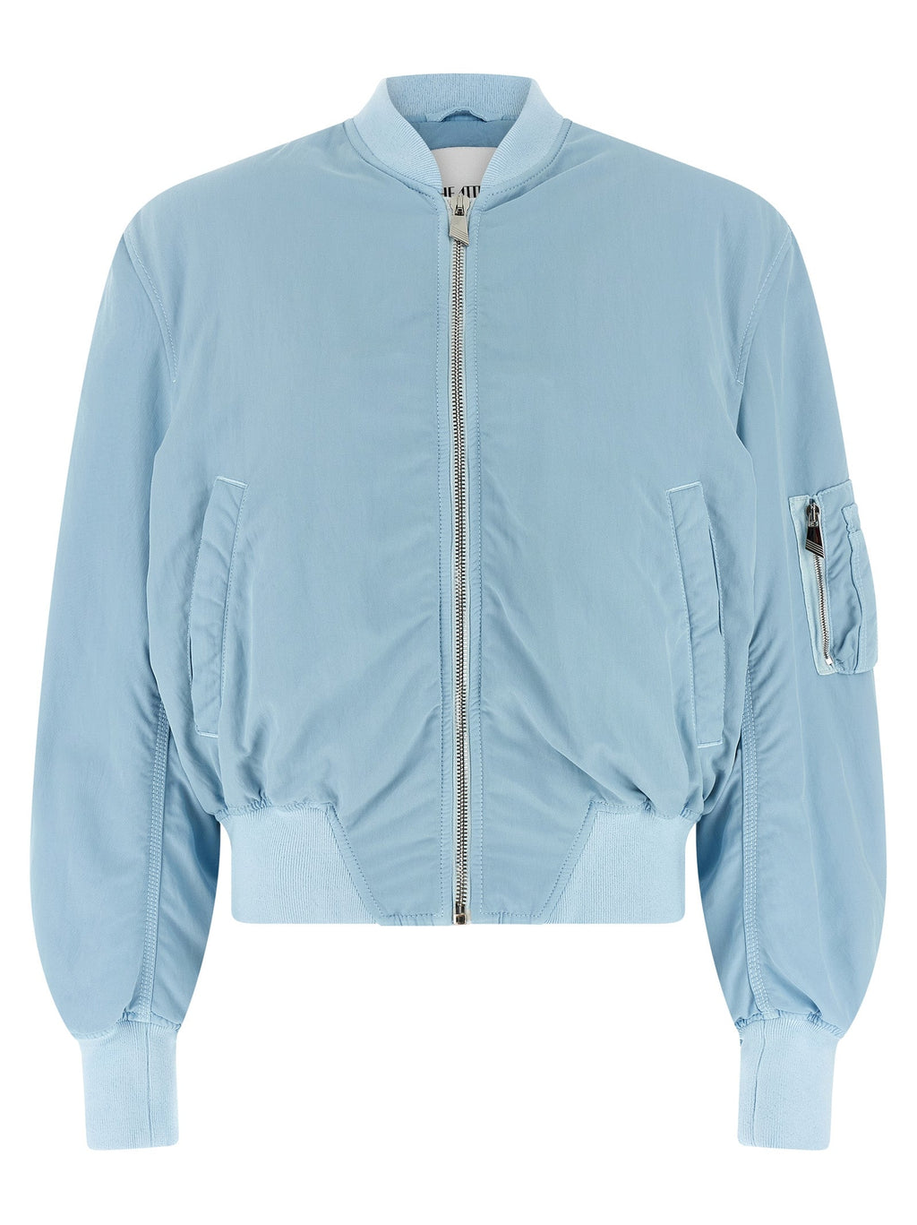 The Attico Blue Polyamide Bomber