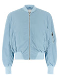 The Attico Blue Polyamide Bomber