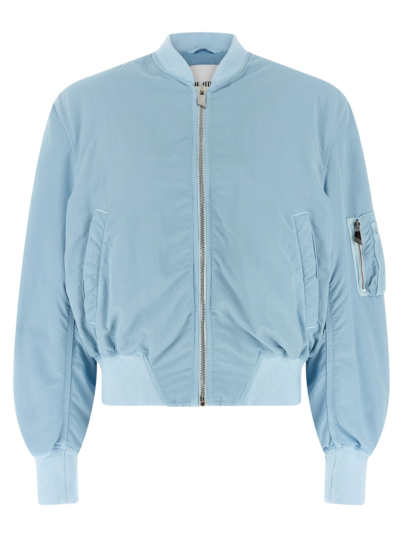 The Attico Blue Polyamide Bomber