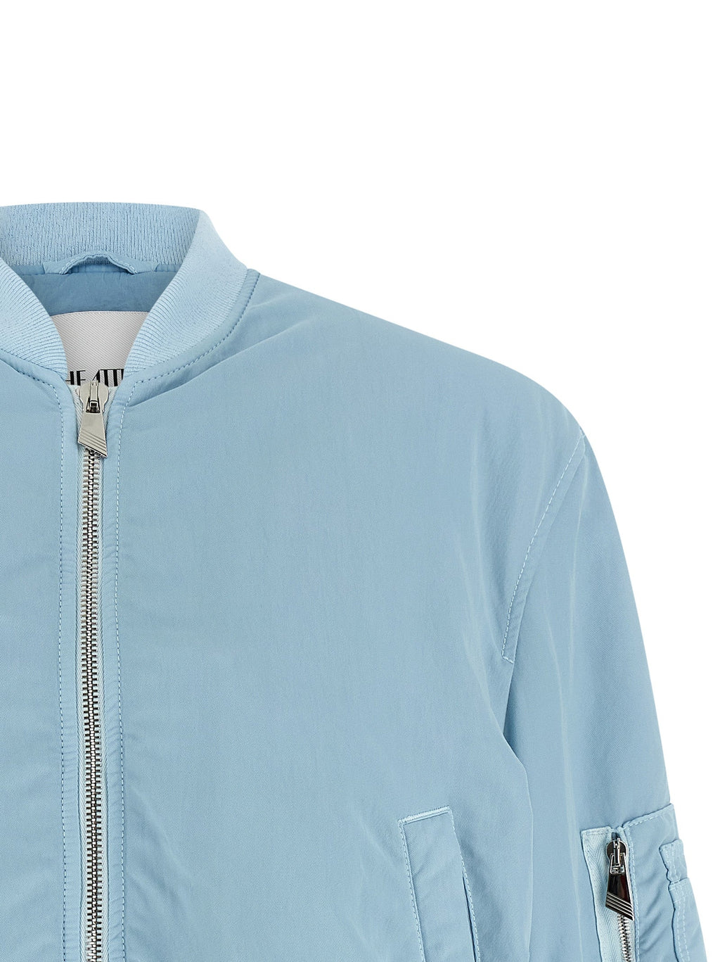 The Attico Blue Polyamide Bomber
