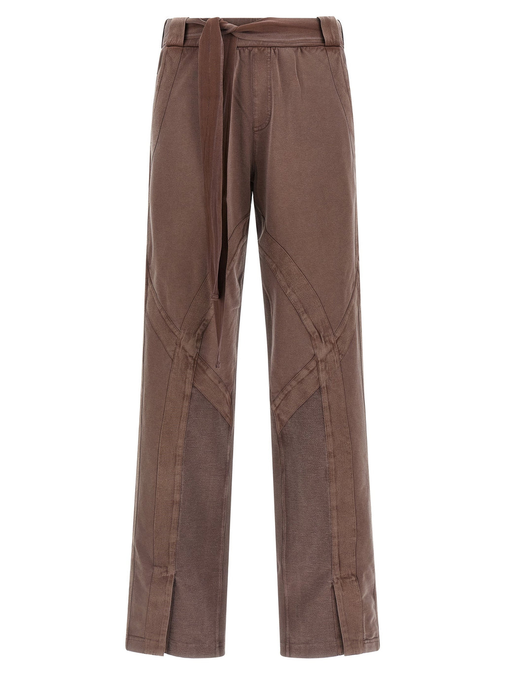 The Attico Brown Cotton Casual Pants