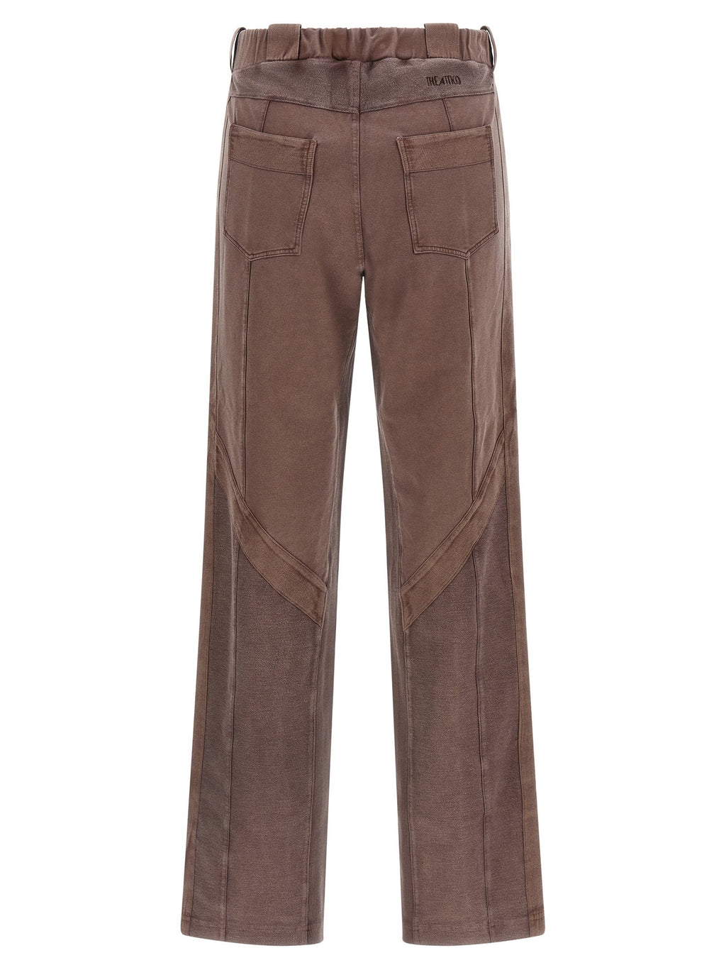The Attico Brown Cotton Casual Pants