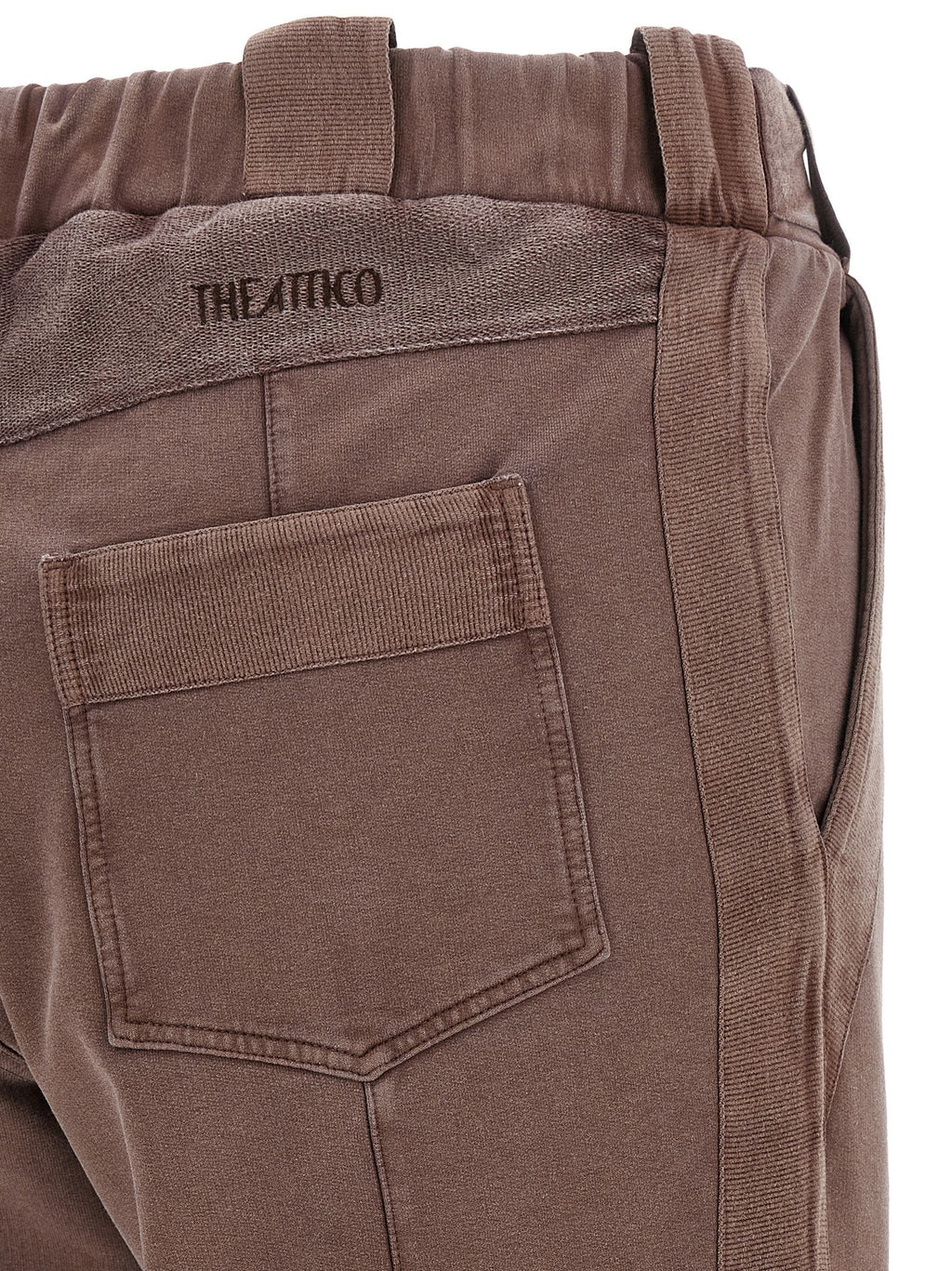 The Attico Brown Cotton Casual Pants