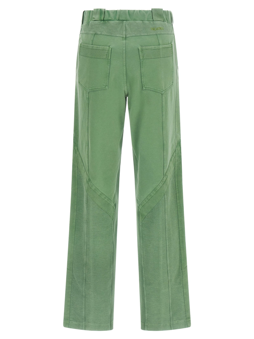 The Attico Bicolor Cotton Casual Pants
