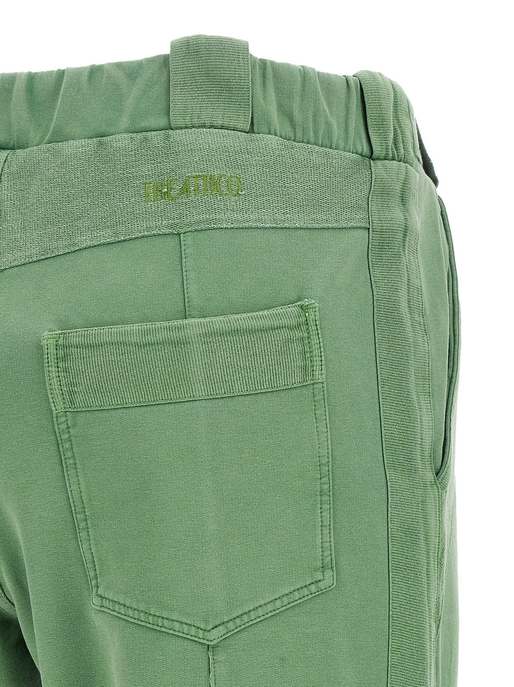 The Attico Bicolor Cotton Casual Pants